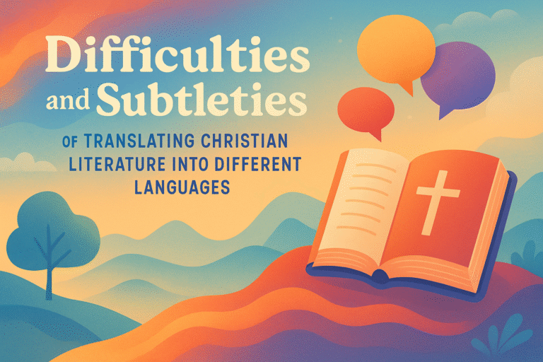 Difficulties and subtleties of translating Christian literature into Different Languages