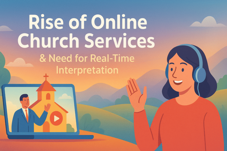 Rise of Online Church Services & Need for Real-Time Interpretation