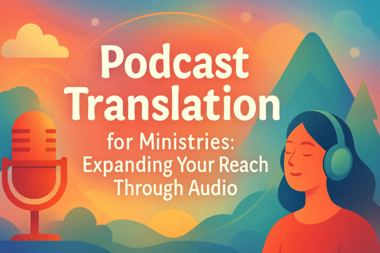 Podcast Translation for Ministries: Expanding Your Reach Through Audio