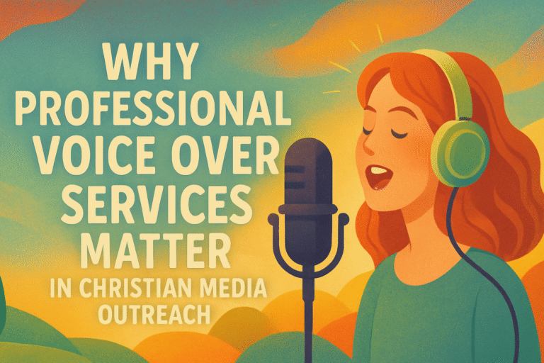 Why Professional Voice Over Services Matter in Christian Media Outreach