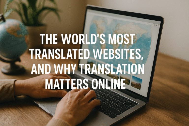 The World’s Most Translated Websites, and Why Translation Matters Online