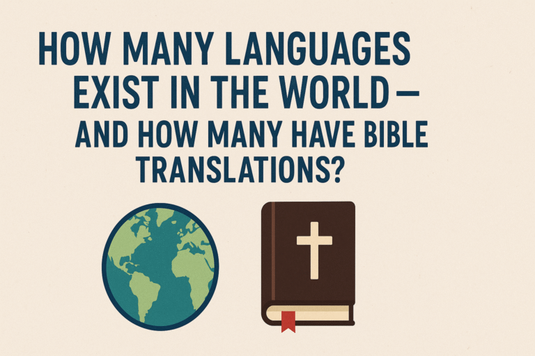 How Many Languages Exist in the World and How Many Have Bible Translations?