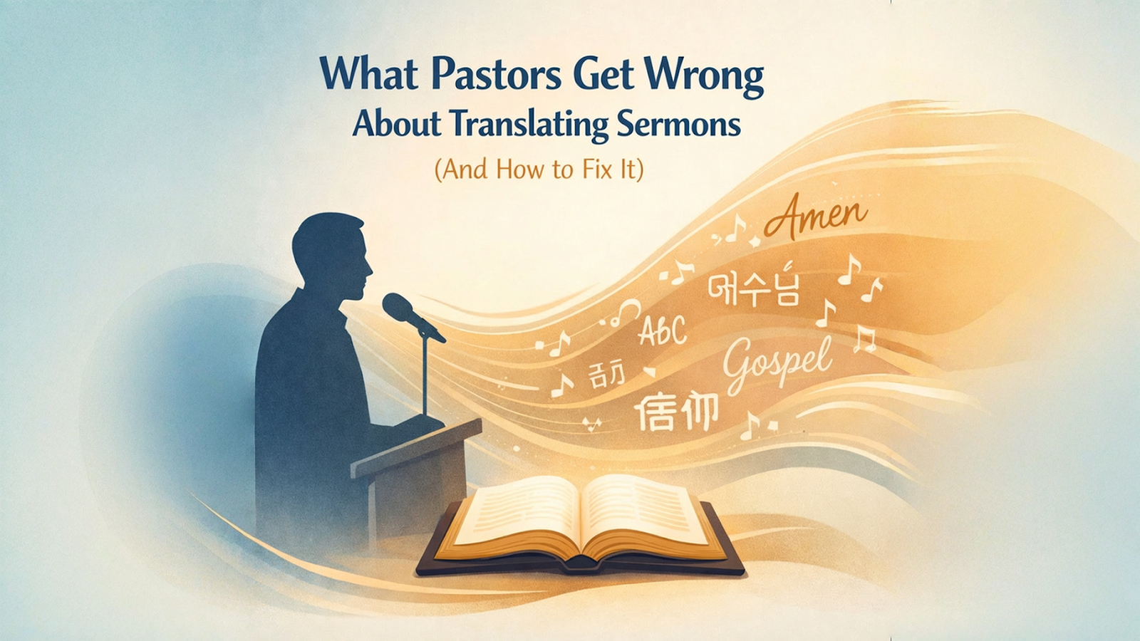 What Pastors Get Wrong About Translating Sermons (And How to Fix It)