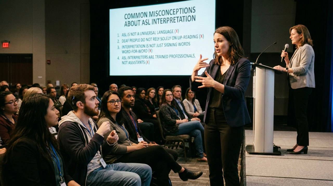 Common Misconceptions About ASL Interpretation