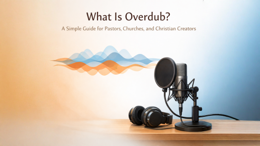 What Is Overdub? A Simple Guide for Pastors, Churches, and Christian Content Creators